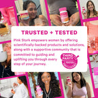 Pink Stork Postpartum Hair Loss Gummies - 60 Count - image 4
