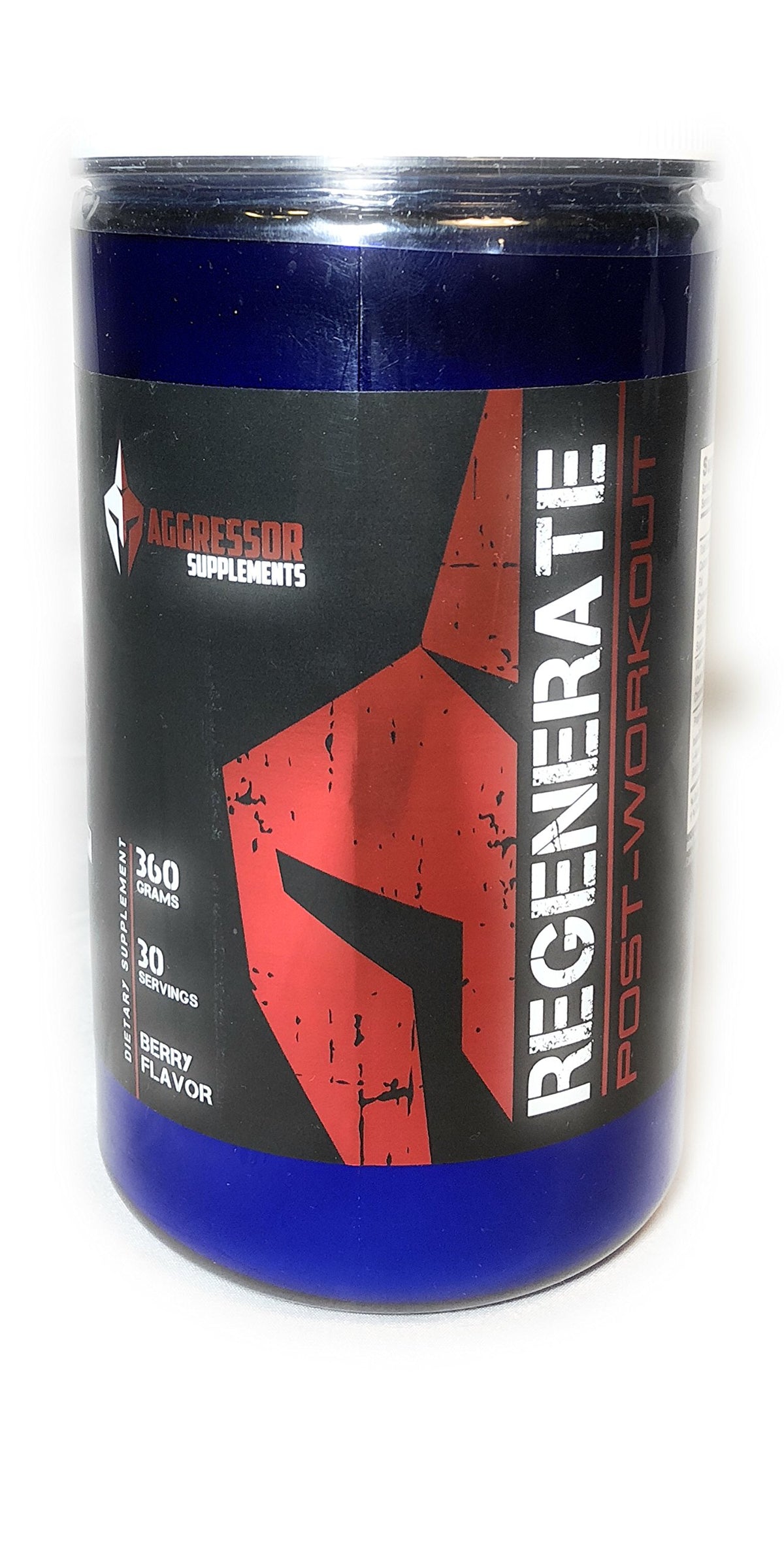 Aggressor Supplements Regenerate BCAA Amino Acids Recovery - 30 Servings