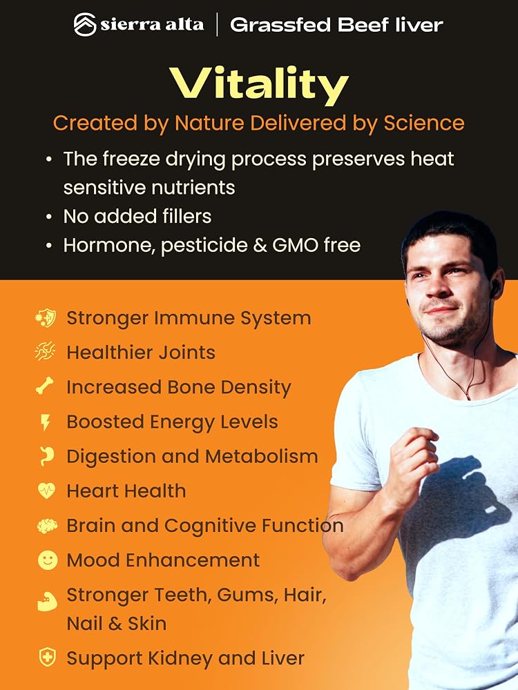 Sierra Alta Grassfed Beef Liver Supplement - 180 Capsules - image 7