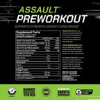 Muscle Pharm Assault Energy & Strength Pre Workout Powder for Men