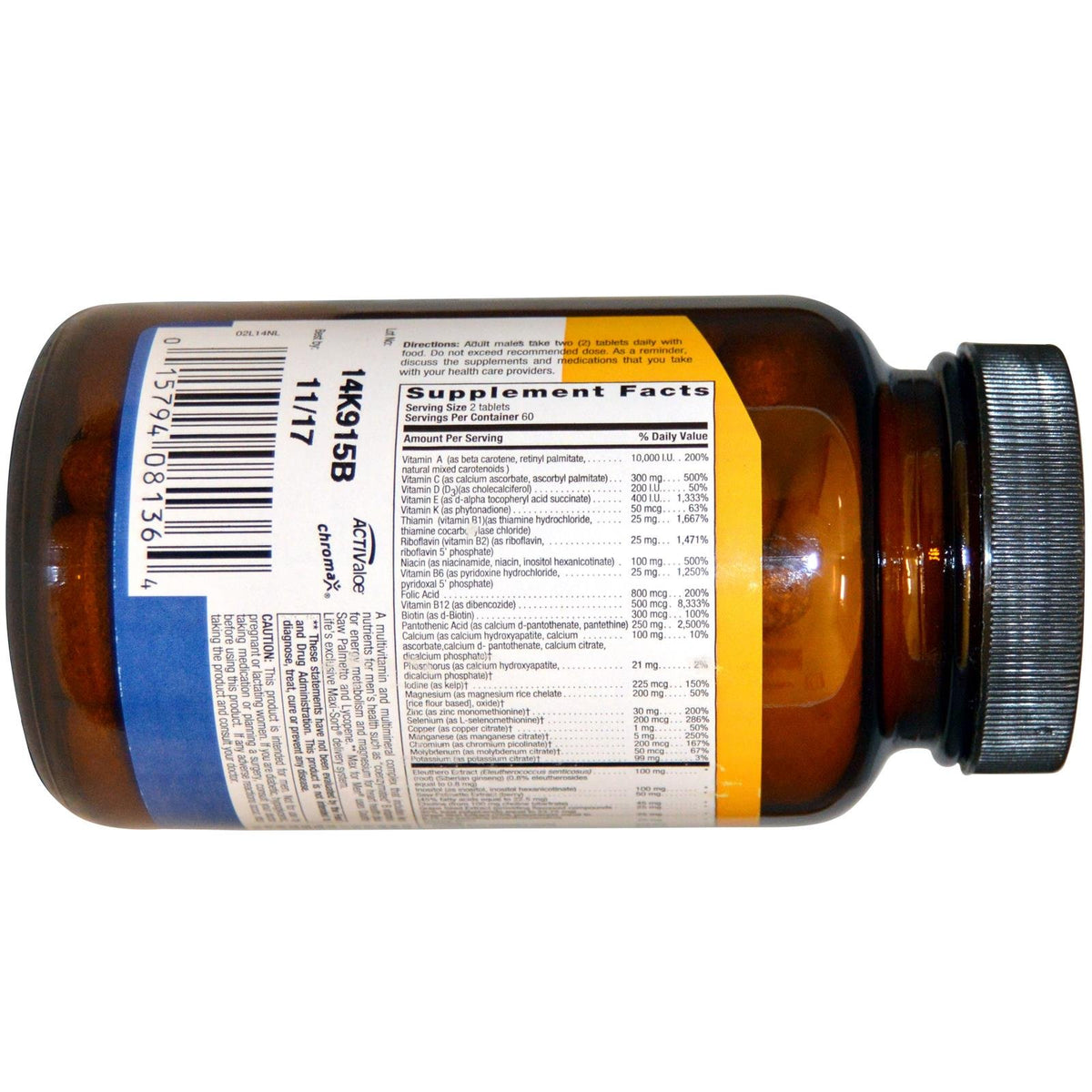 Country Life Max for Men Multivitamin - 120 Tablets - image 2