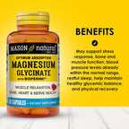 Mason Natural Magnesium Glycinate 240 mg - 60 Capsules - image 2