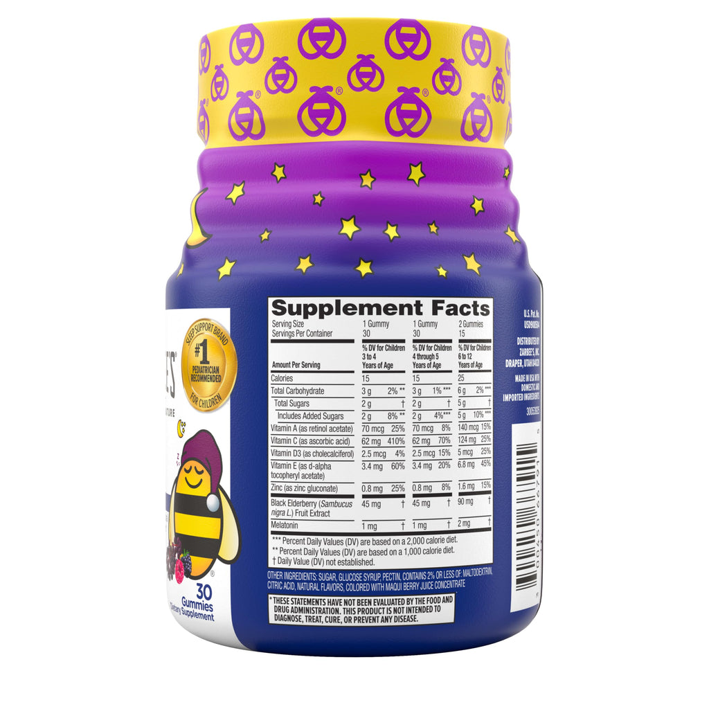 Zarbee's Children's Sleep + Immune Melatonin Gummies - 30 Count - image 9