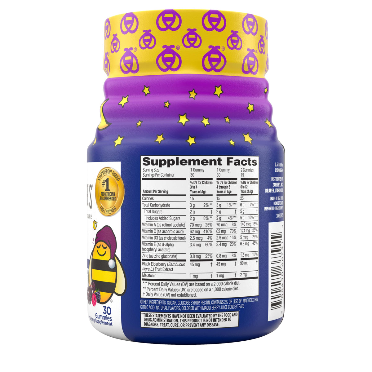 Zarbee's Children's Sleep + Immune Melatonin Gummies - 30 Count - image 9