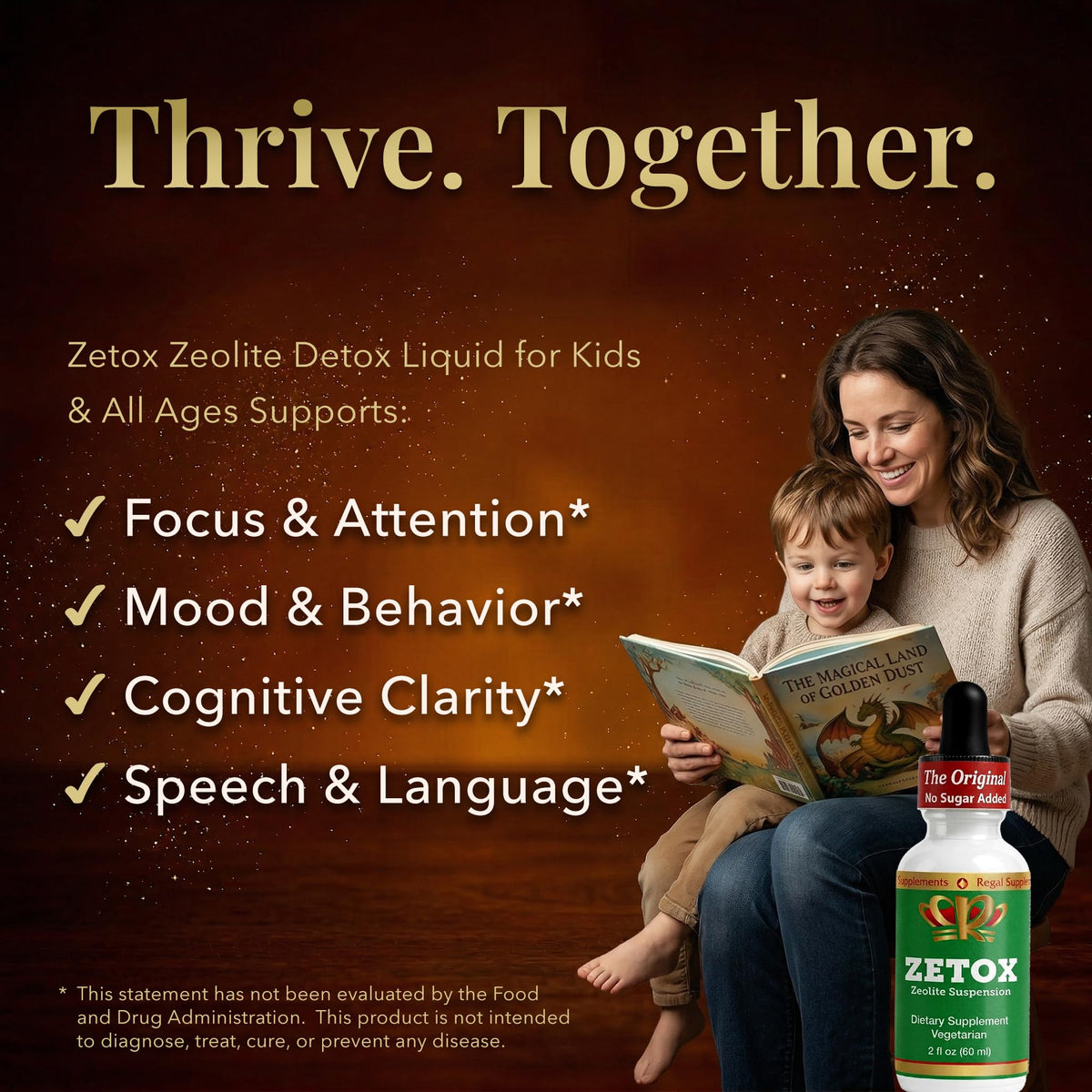 Zeo Health Zetox Zeolite Detox Liquid for Kids & Adults - 60 Servings - image 3