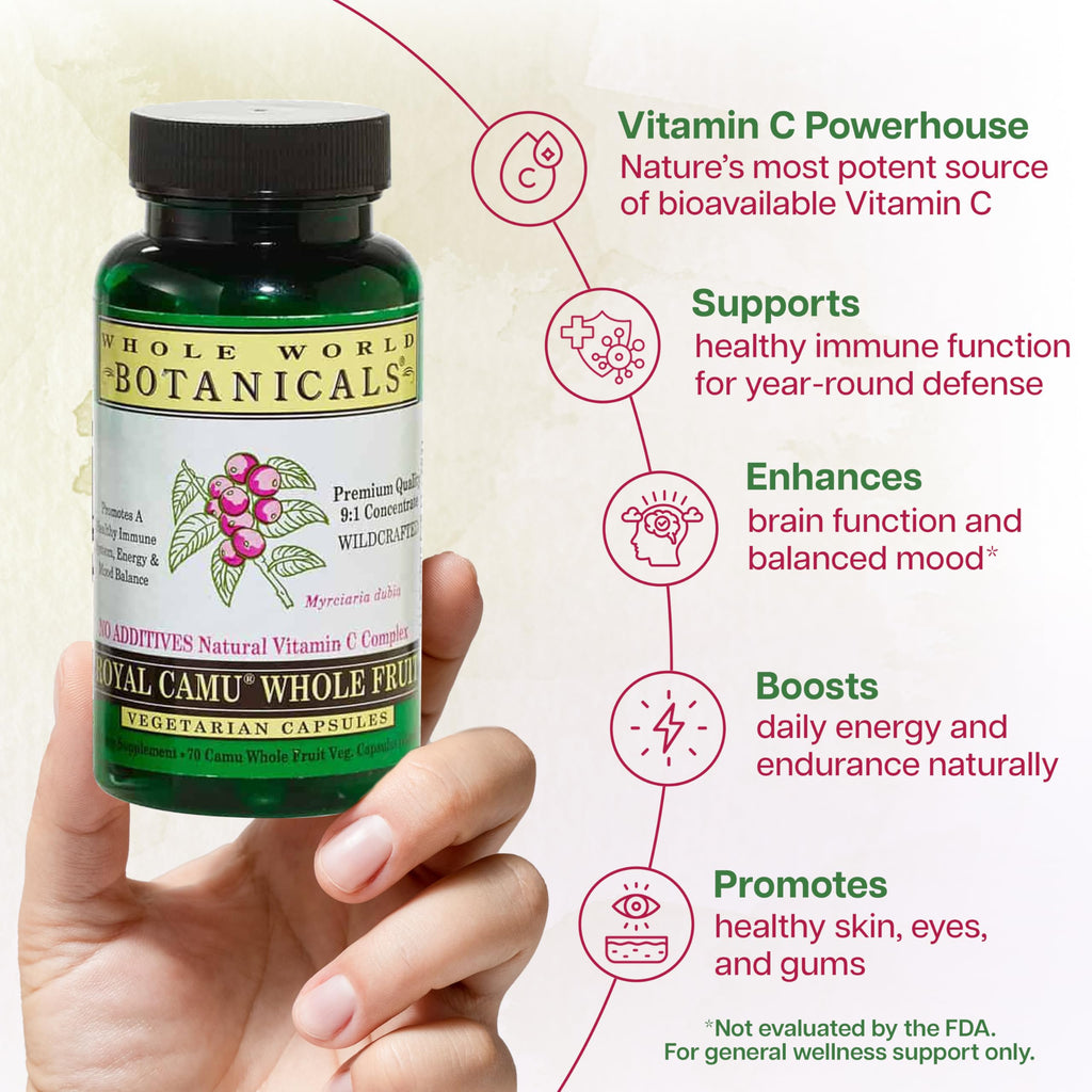 Whole World Botanicals Royal Camu-Camu Gel Capsules - 120 Count - image 4