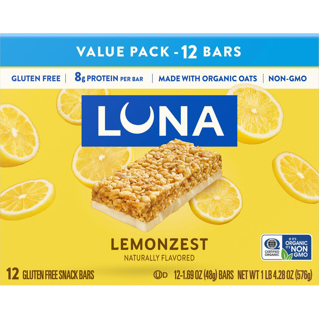 Luna Bar LemonZest Gluten Free Protein Bars - 12 Count - image 11