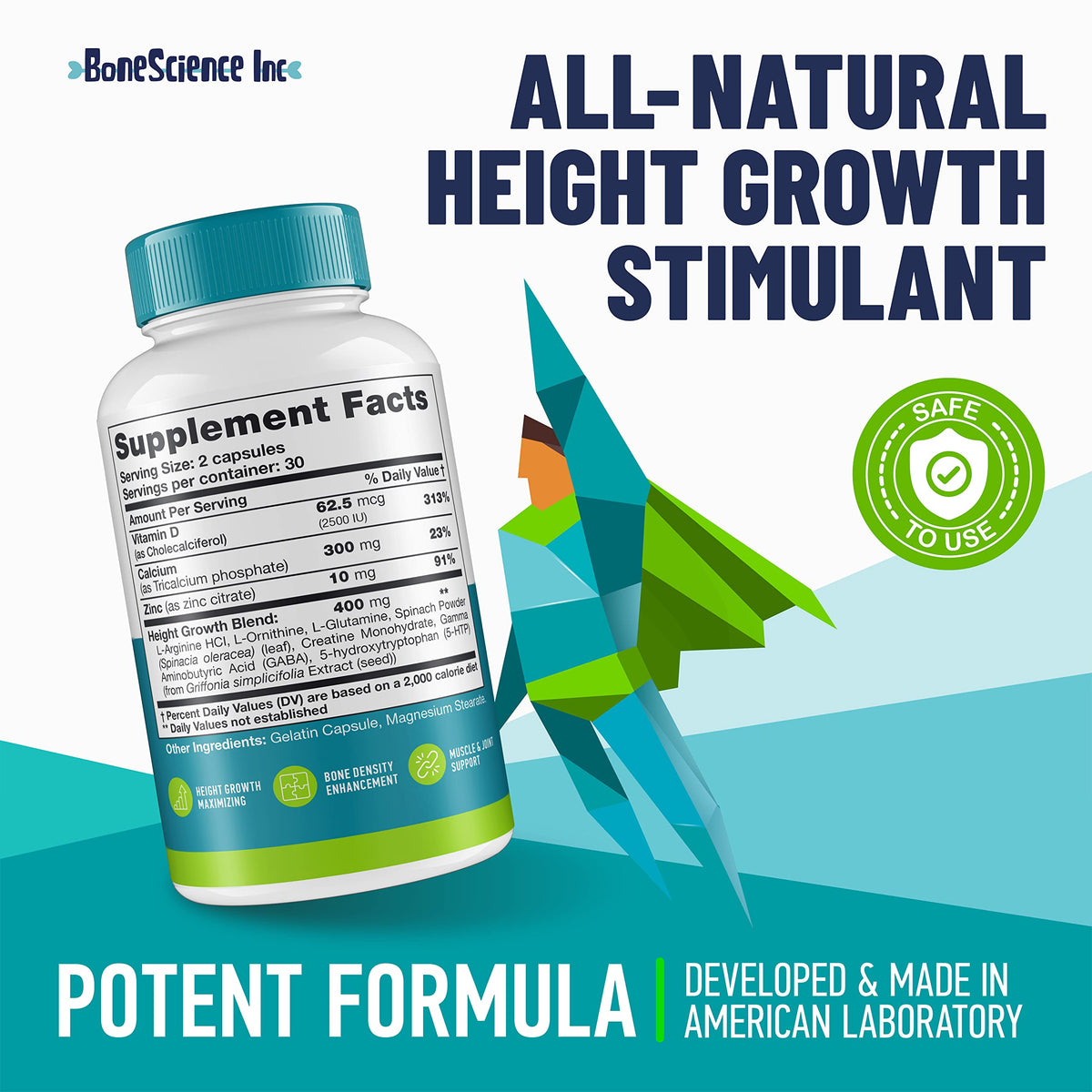 BoneScience Inc Parent Height Growth Maximizer