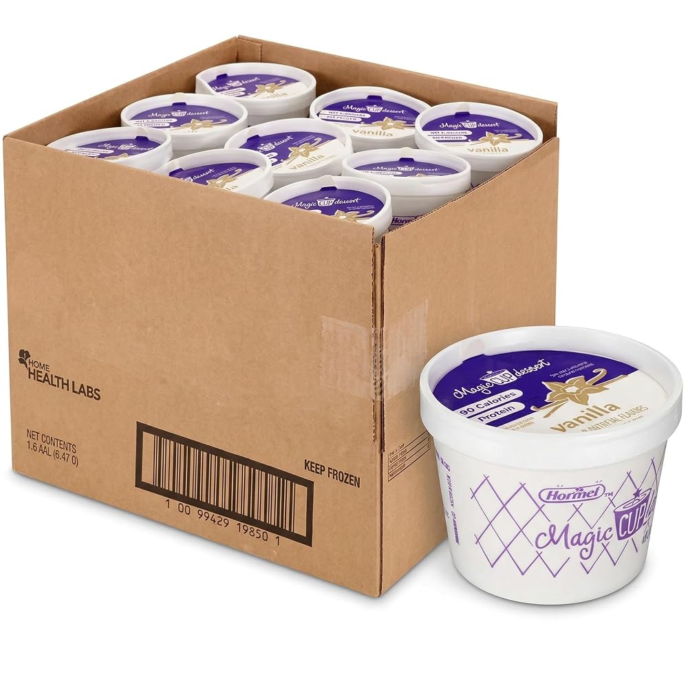Magic Cup Vanilla Nutritional Supplement Frozen Dessert - 48 Pack
