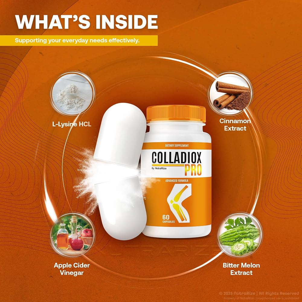NutraRize Colladiox Pro Joint Support Capsules - 120 Capsules - image 6