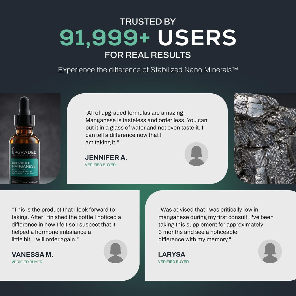 Upgraded Formulas Manganese Supplement Liquid - 2 Fl Oz - image 8