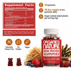 ORGANICS NATURE Irish Sea Moss Gummies with Bladderwrack & Burdock Root - image 4