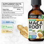 BIO KRAUTER Maca Root Liquid Drops for Active Lifestyle - 2 Fl Oz - image 3
