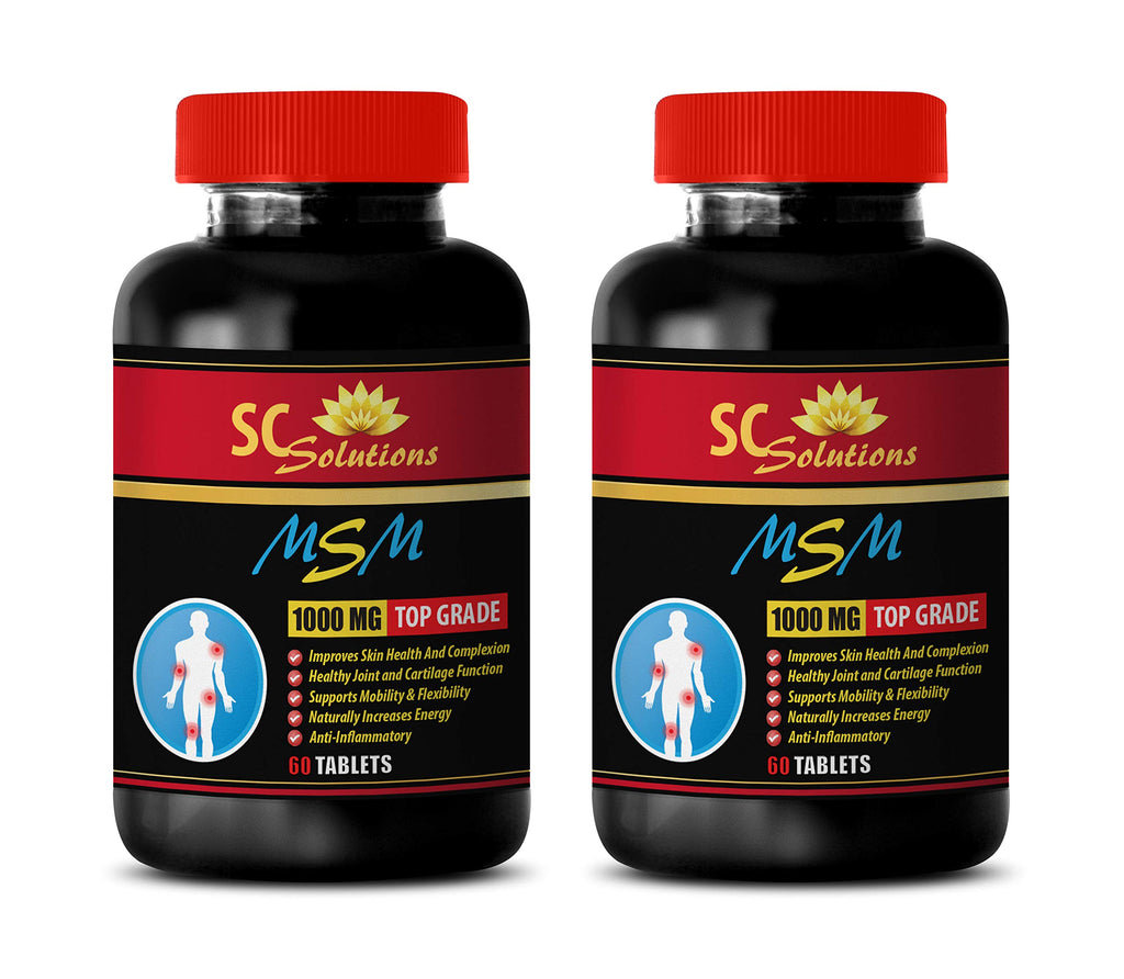 SKIN CARE SOLUTIONS MSM Methylsulfonylmethane Nails Skin Hair - 120 Tablets