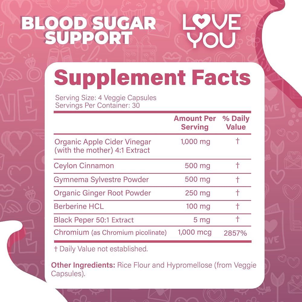 Love You Berberine Complex with Ceylon Cinnamon - 120 Vegan Capsules - image 4