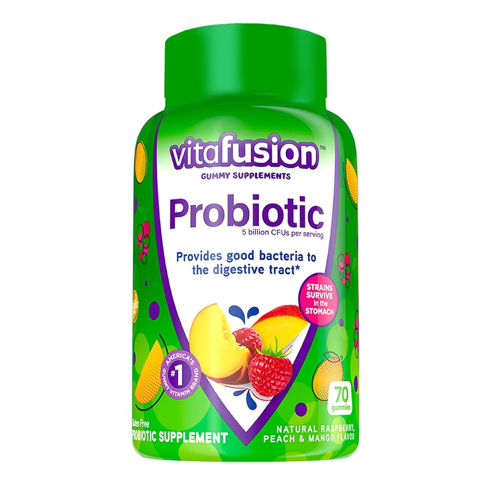 Vitafusion Probiotic and Vitamin C Gummy Supplements - 220 Count - image 2