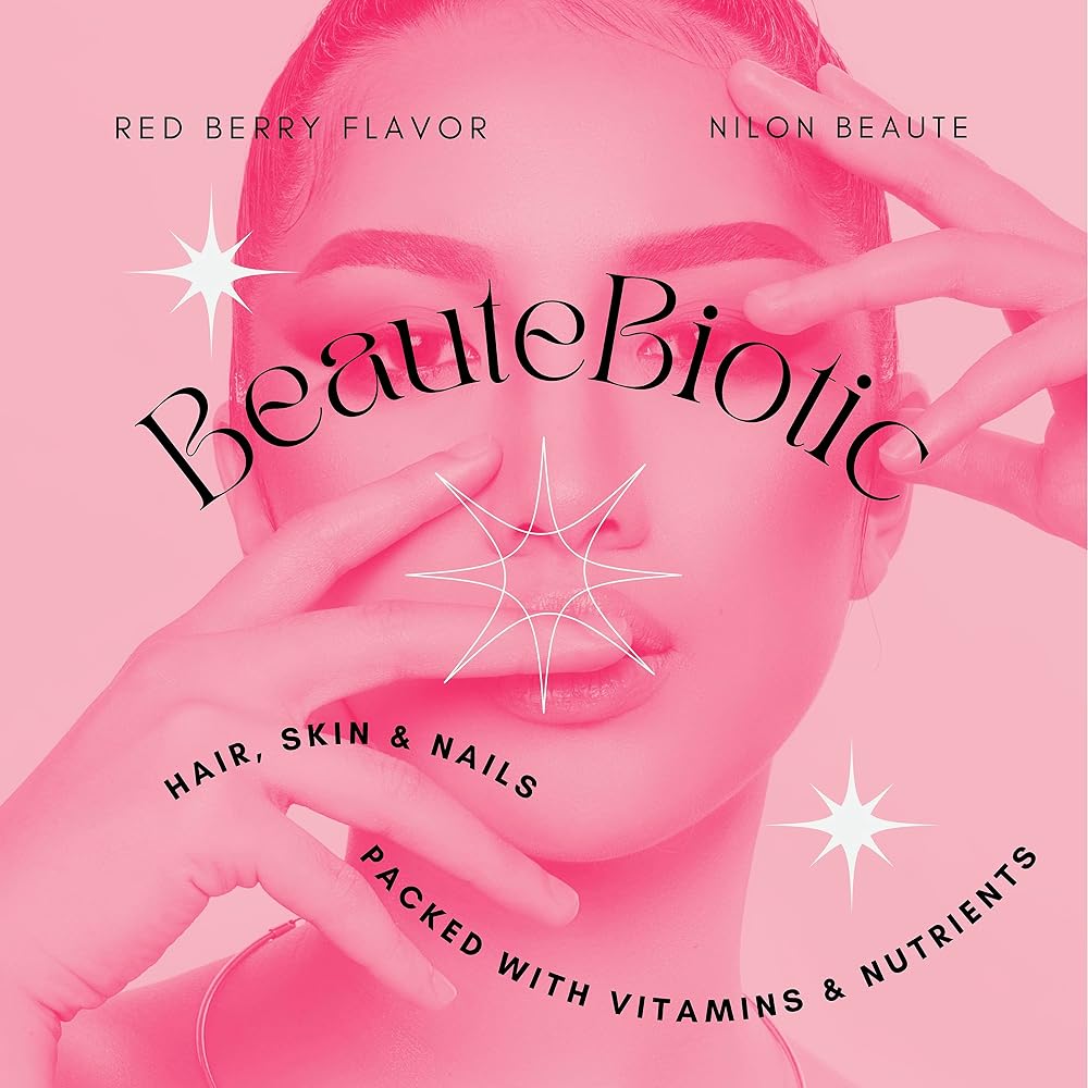 Nilon Beaute BeauteBiotic Gummies Hair Skin & Nails - 60 Gummies - image 5