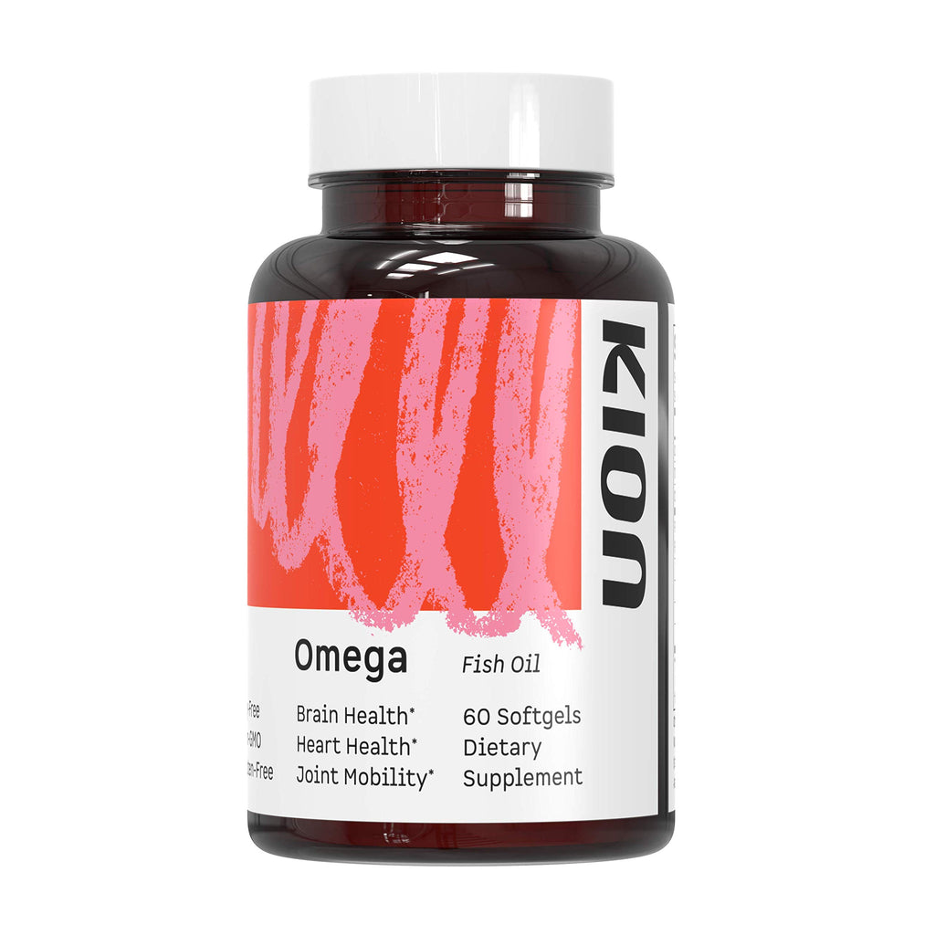 Kion Omega Omega-3 Fish Oil EPA & DHA Mini Softgels - 60 Count