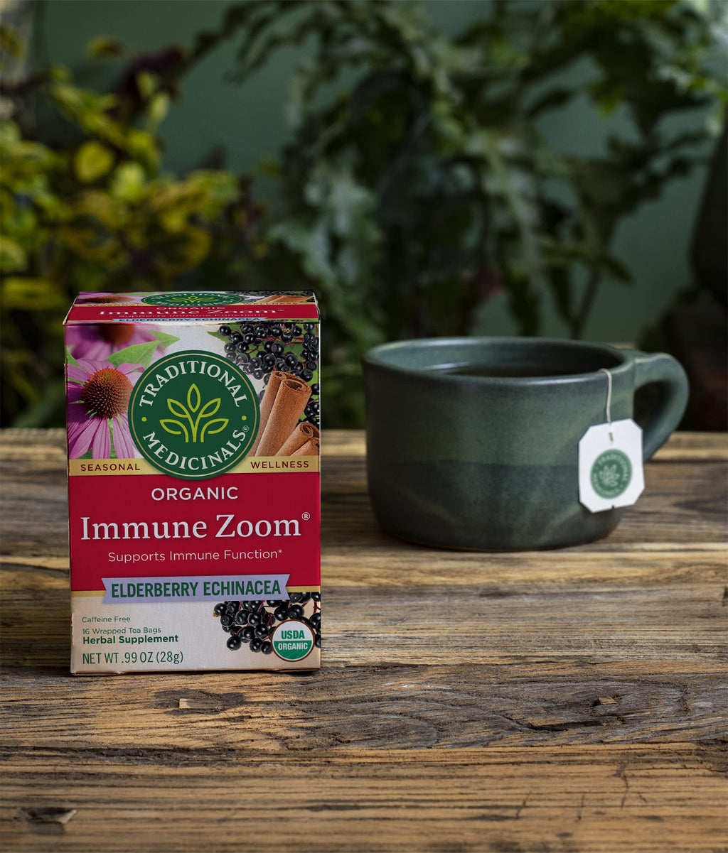 Traditional Medicinals Organic Immune Zoom Echinacea Elderberry Tea - 16 Teabags - image 6