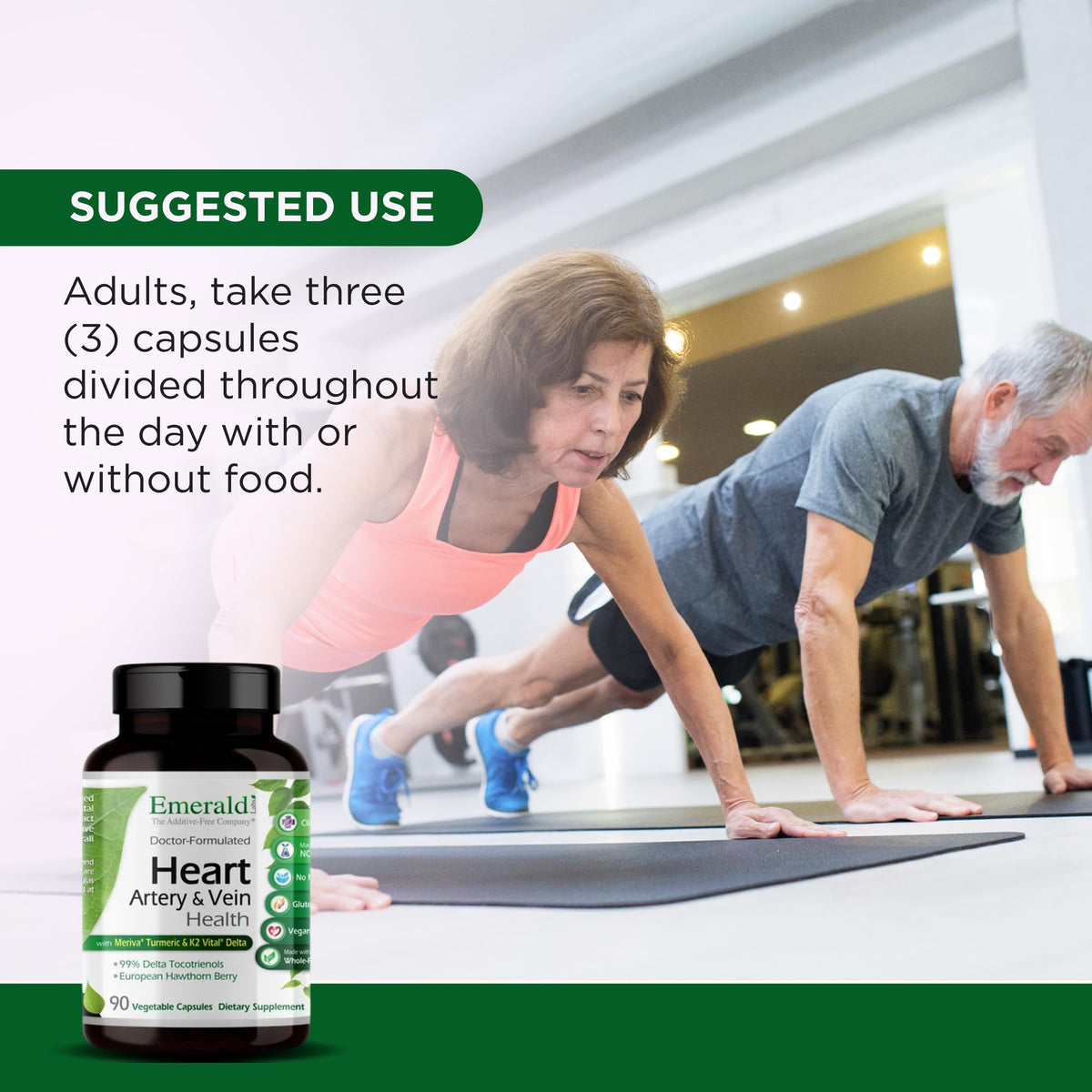 Emerald Laboratories Heart, Artery & Vein Health - 90 Capsules - image 5