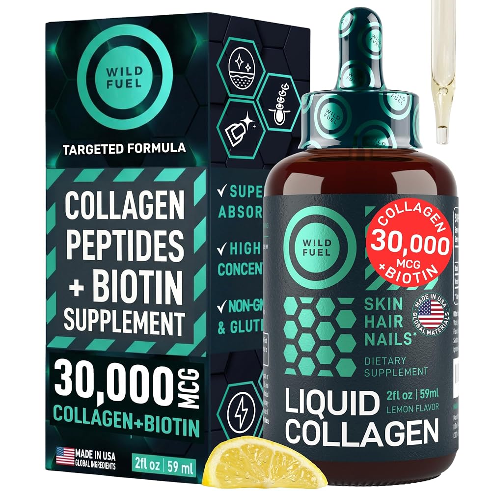 WILD FUEL Liquid Collagen Peptides with Biotin Parent