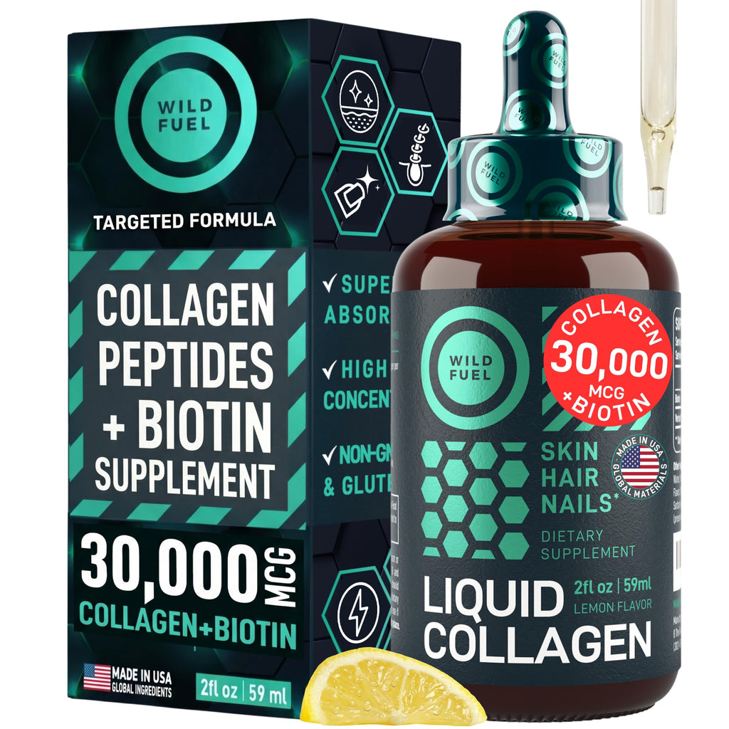 WILD FUEL Liquid Collagen Peptides with Biotin Parent