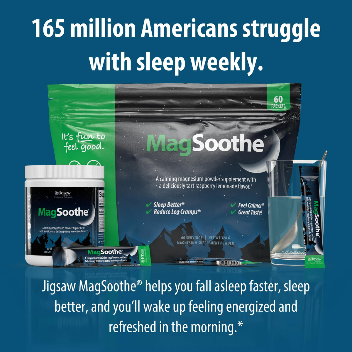 Jigsaw Health MagSoothe Magnesium Glycinate Powder - 60 Servings - image 5