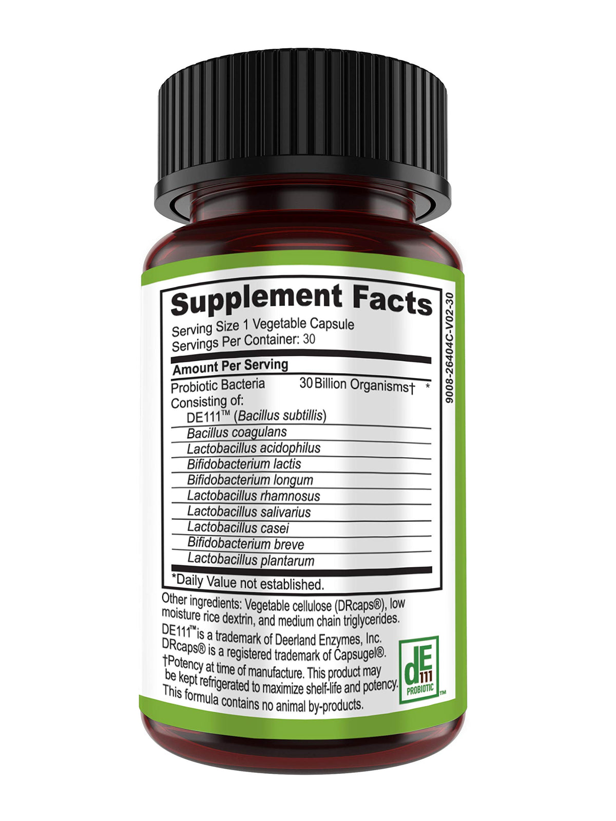 Ascendant Nutrition Bacillus Subtilis Probiotic - 30 Capsules - image 2