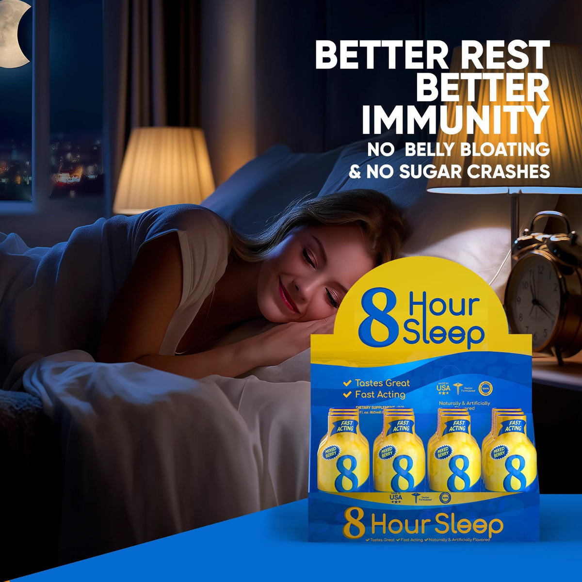 Vitamin Energy 8 Hour Sleep Shot Mixed Berry - 48 Pack - image 3