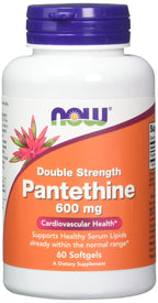 NOW Foods Pantethine 600 mg - 120 Softgels