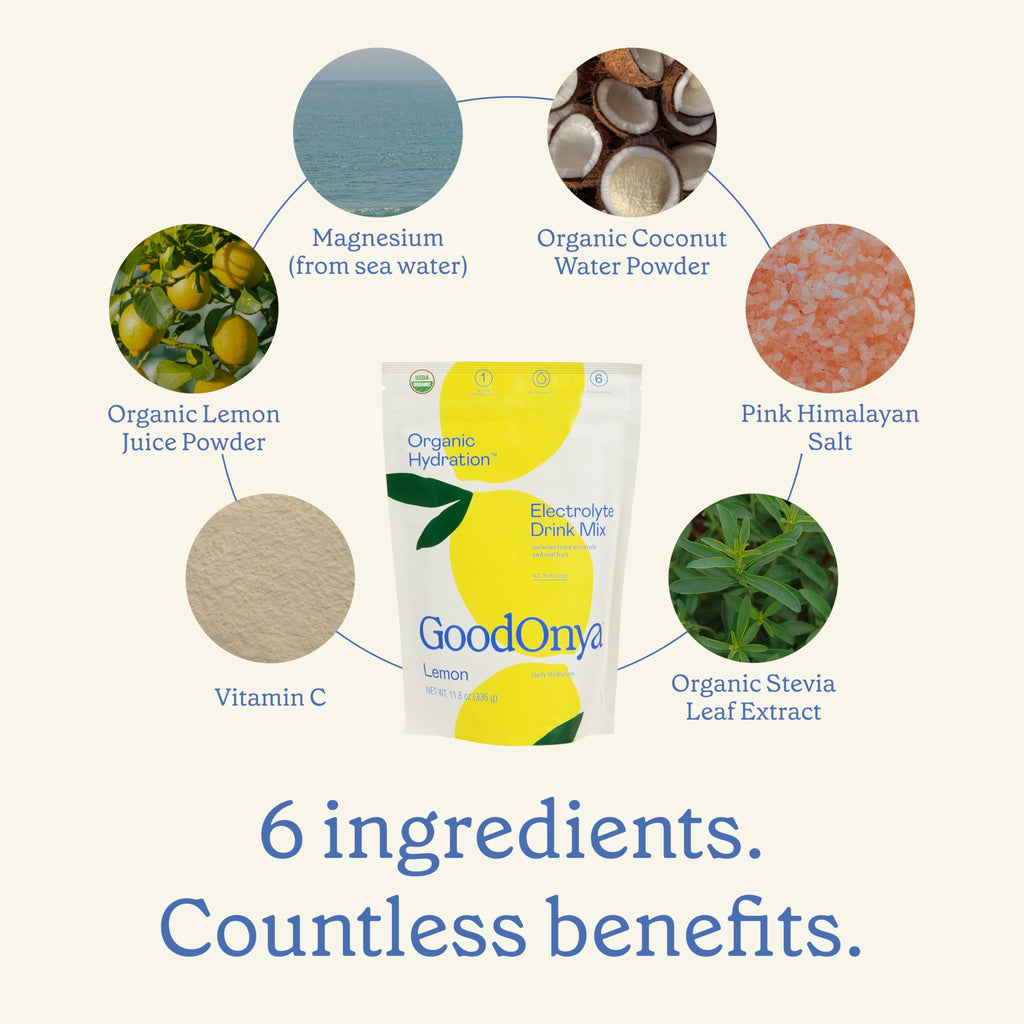 GOODONYA Organic Hydration Electrolyte Drink Mix