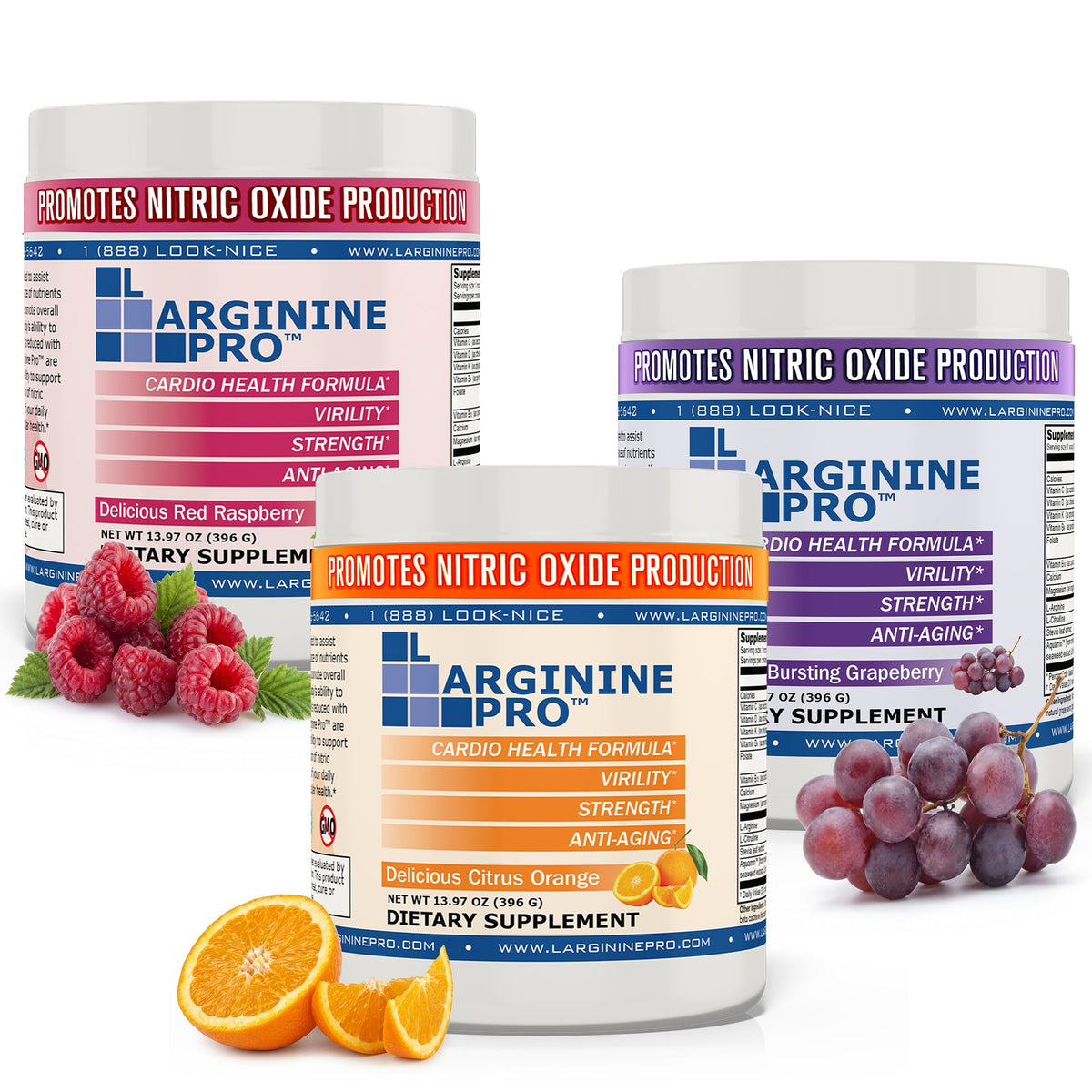 L-Arginine Pro 5,500mg L-Arginine Powder Drink Mix - 41.91 oz