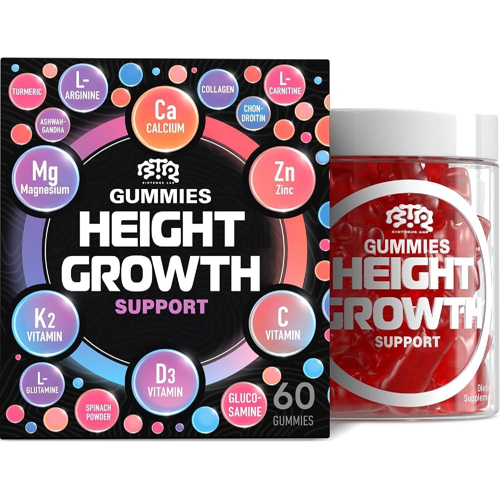 BTQ BIOTEQUE LAB BIOTEQUELAB Height Growth Increase Gummies Vitamins