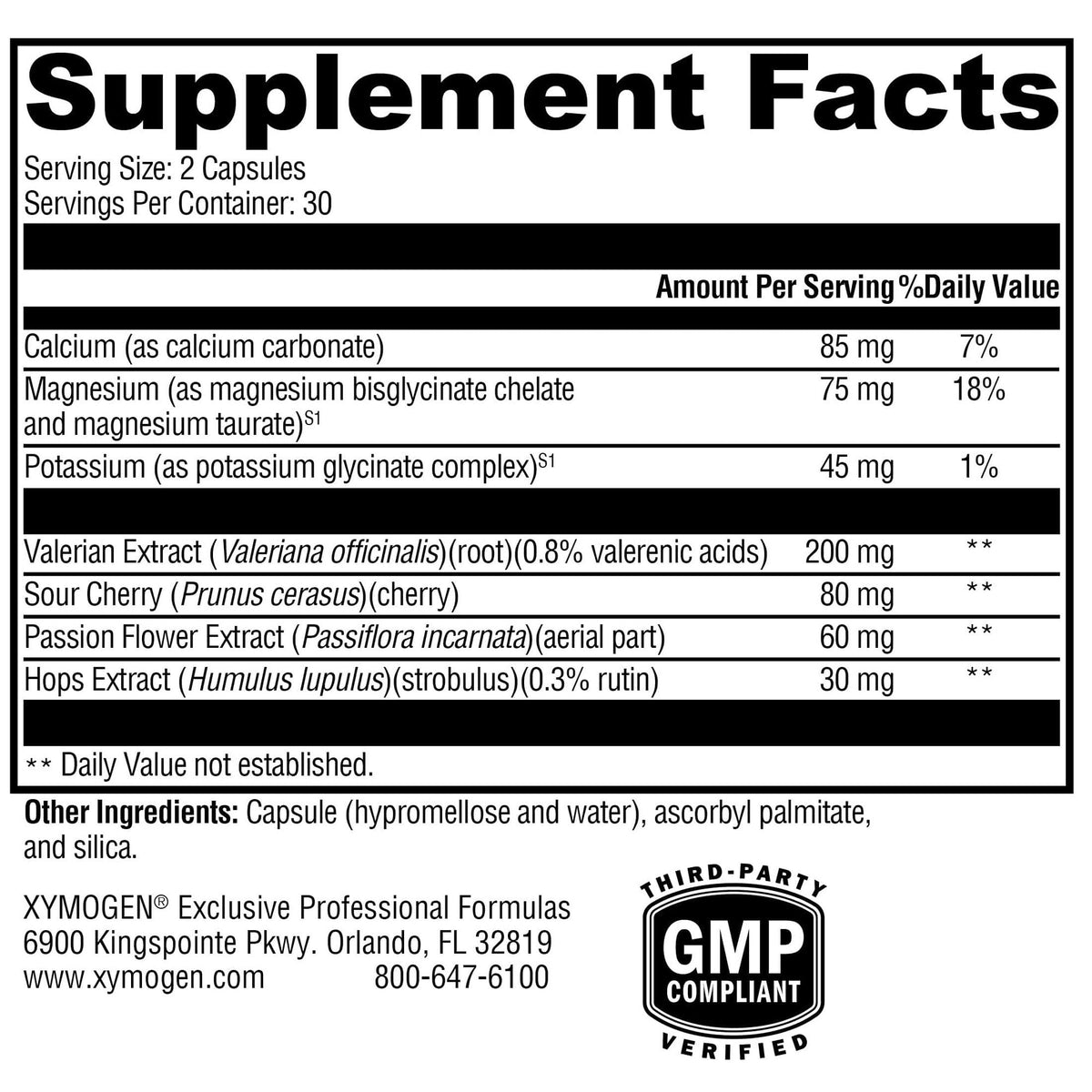 XYMOGEN SynovX Calm Muscle Support - 60 Capsules - image 2