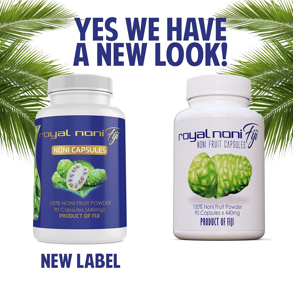 Royal Noni Fiji Organic Noni Fruit Capsules - 90 Capsules - image 2