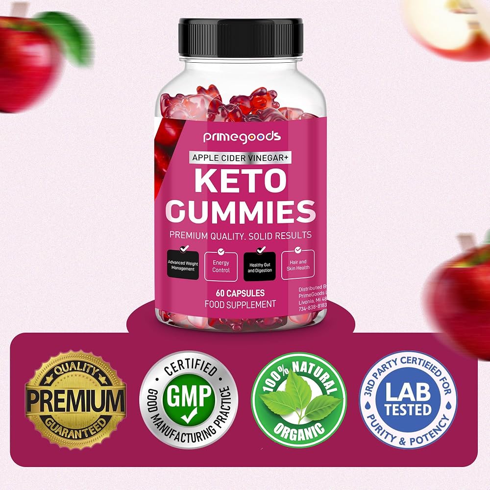 PrimeGoods Keto ACV Gummies Advanced Weight Loss Formula - 60 Count - image 3