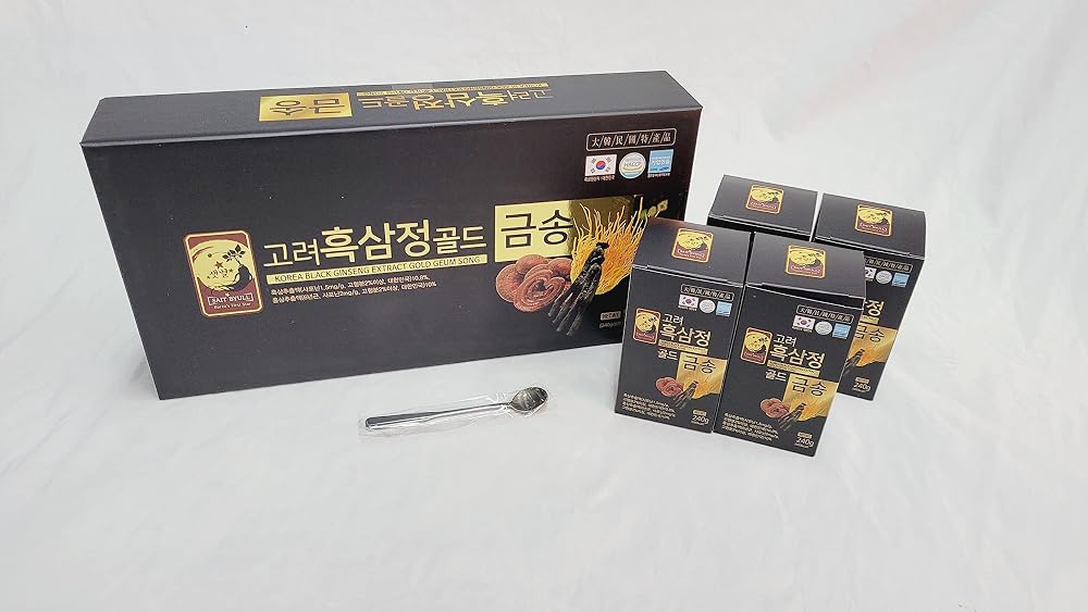 SAIT BYULL Korea Black Ginseng Extract Gold - 240g x 4 - image 2