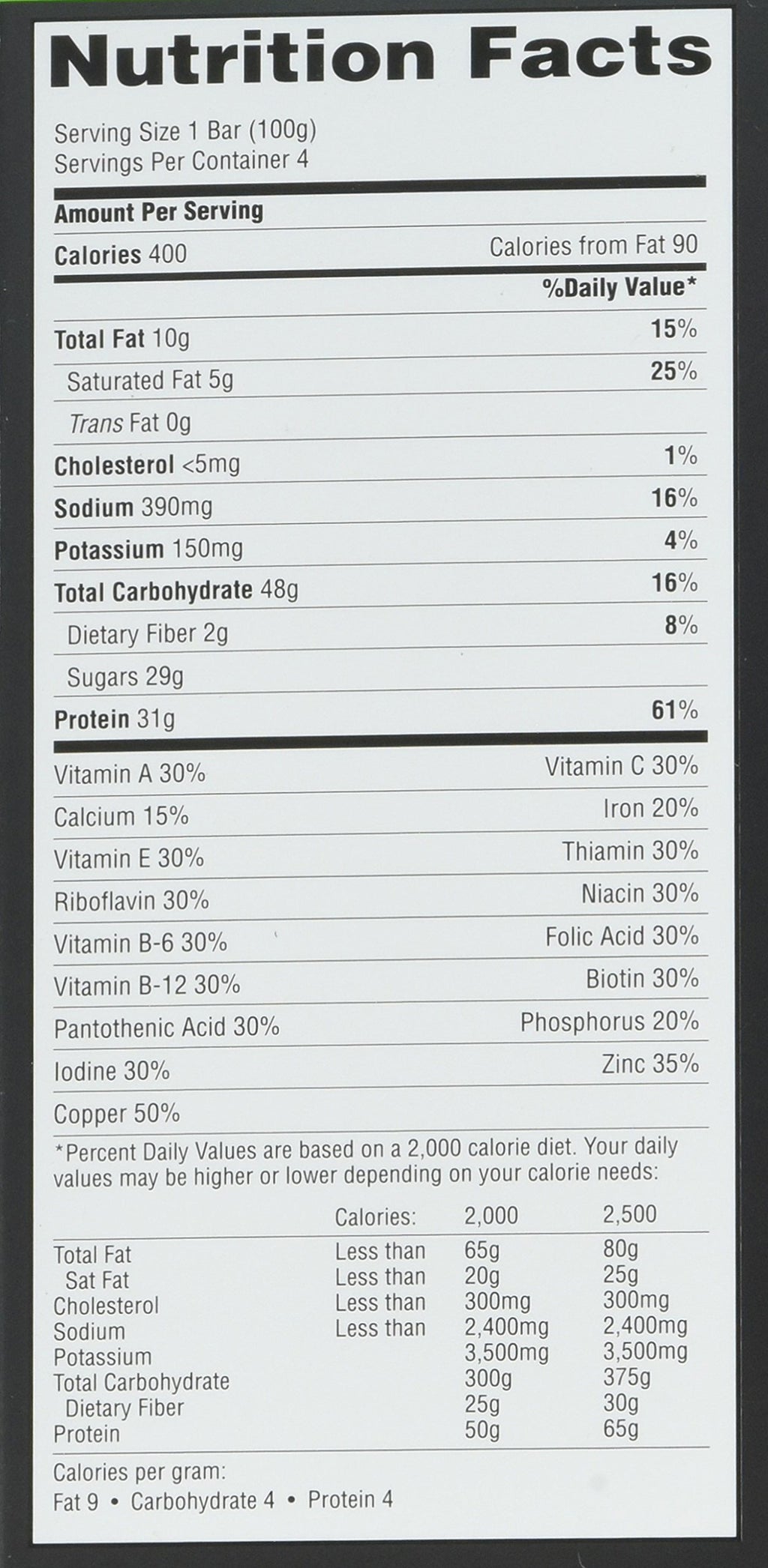 MET-Rx Big 100 Crispy Apple Pie Protein Bar - 8 Count - image 9