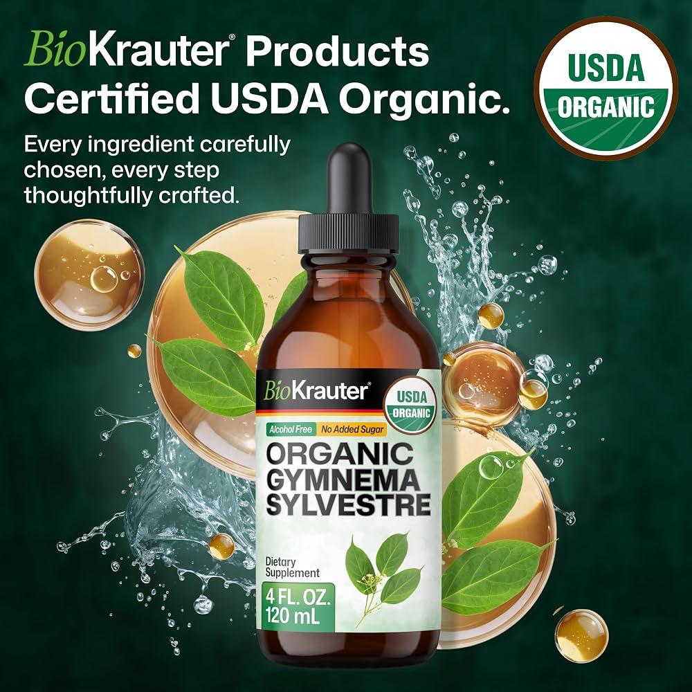 BIO KRAUTER Gymnema Sylvestre Liquid Extract for Sugar Cravings - 4 Fl Oz - image 3