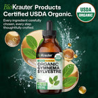 BIO KRAUTER Gymnema Sylvestre Liquid Extract for Sugar Cravings - 4 Fl Oz - image 3