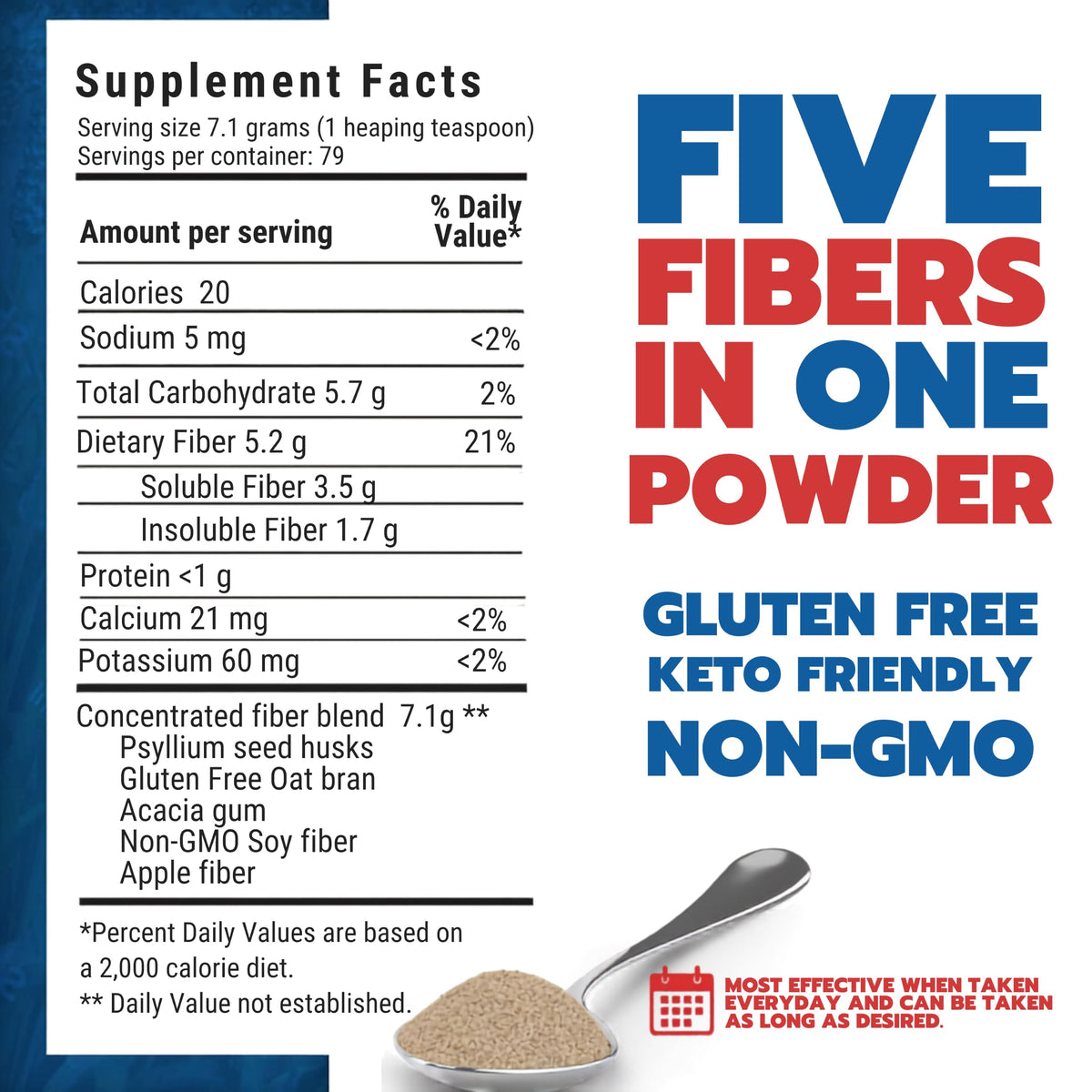 Yerba Prima Daily Fiber Formula Powder - 20 oz - image 2