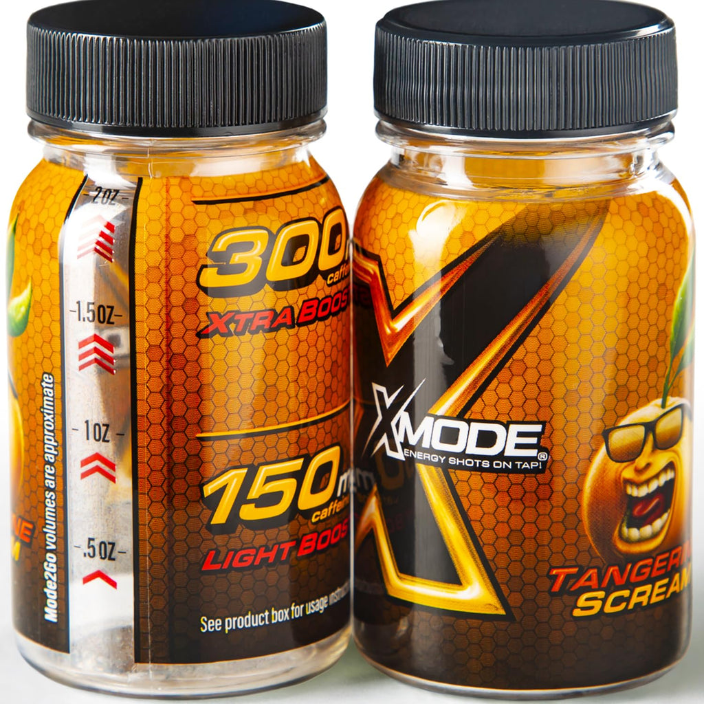 XMODE Extra Strength Energy Shots Dispenser Tangerine - 100 Servings - image 3