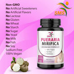 SMSHEALTHPRODUCTS Pueraria Mirifica 10:1 Extract - 60 Vegetarian Capsules - image 4