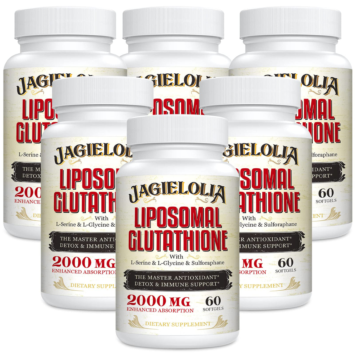 Jagielolia Liposomal Glutathione 2000 mg with L-Serine