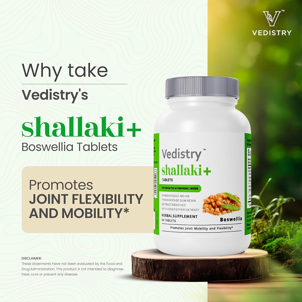 Vedistry Boswellia Serrata 700mg Joint Support - 60 Tablets - image 3