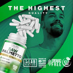 ZELSO Saw Palmetto 3:1 Prostate & Hair Growth Support - 120 Capsules - image 3