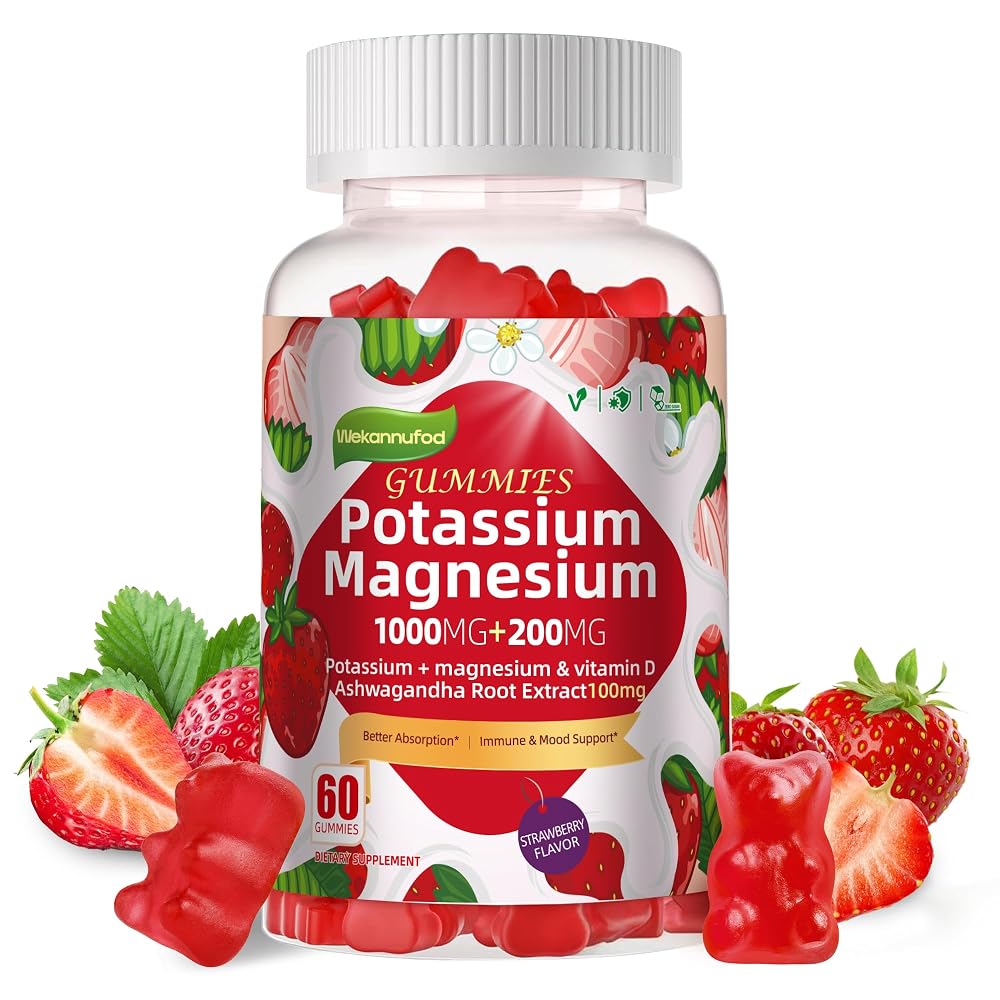Wekannufod Sugar-Free Vitamin D3 K2 Gummies