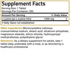 Bronson L-Lysine Extra Strength 1000 mg