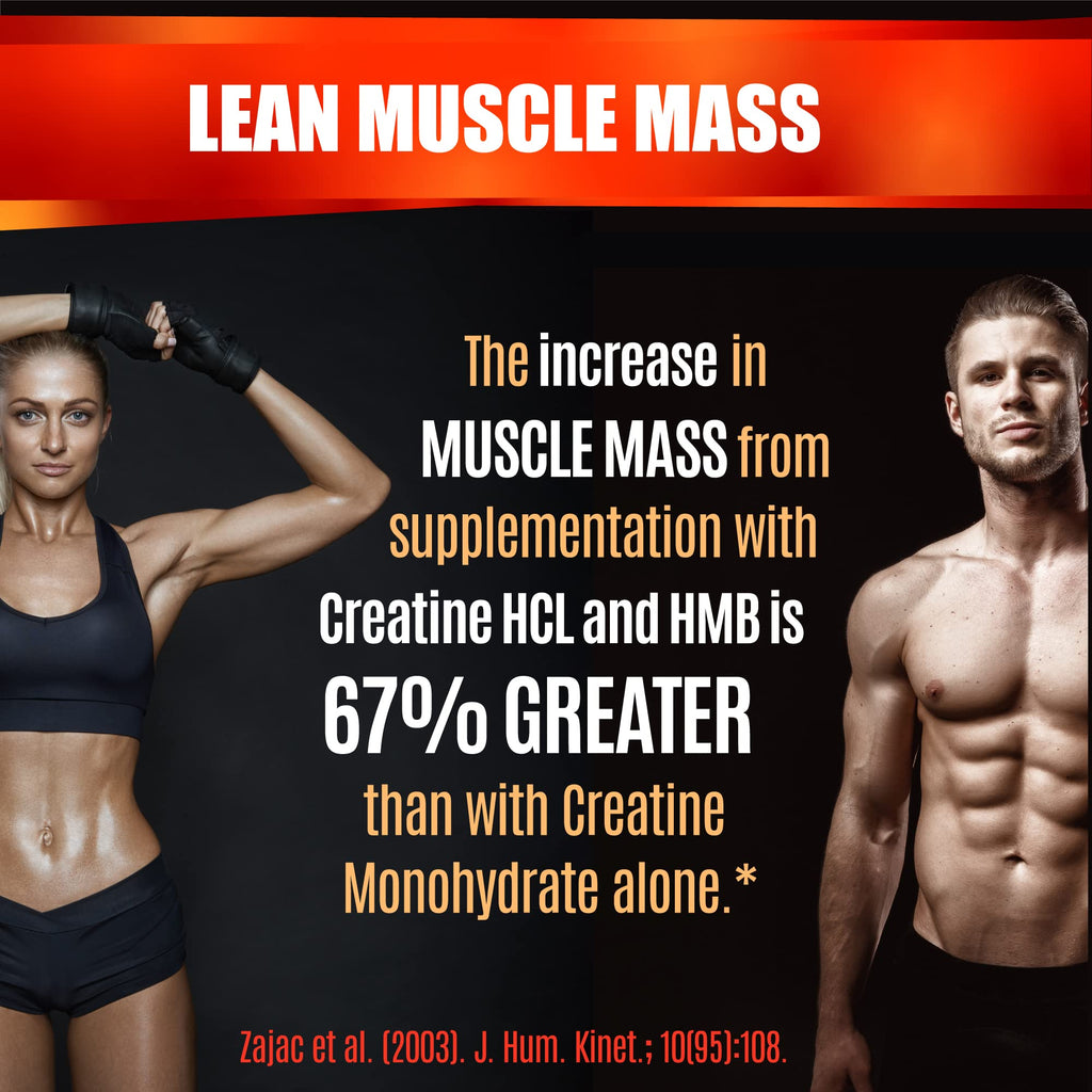 FOLONA Creatine HCL with HMB Capsules - 180 Vegan Capsules - image 6