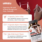UMZU Redwood Nitric Oxide Booster - 30 Capsules - image 5